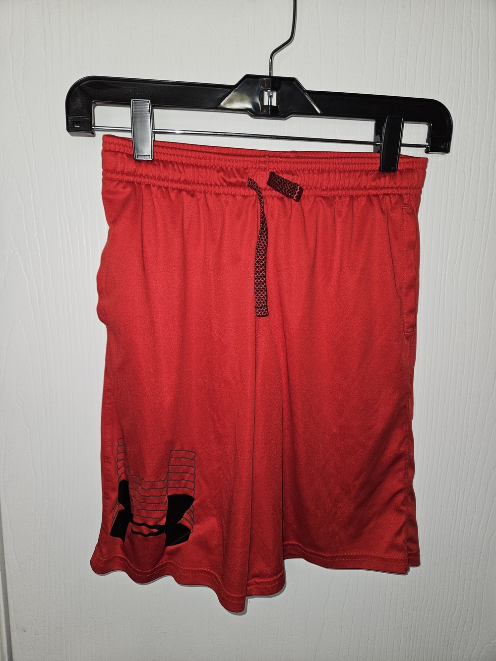 Under Armour Red Youth Boy's Athletic Shorts